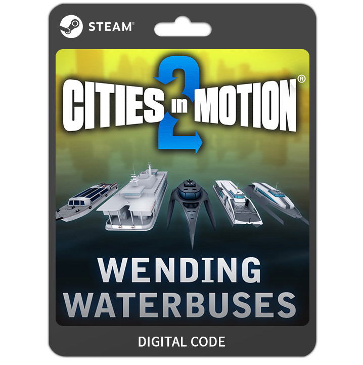 Cities in Motion 2 - Wending Waterbuses (DLC) <span class="ext" style="background-color: #2a475e; color: #FFFFFF;">STEAM</span> <span class="ext" style="background-color: #B0000F; color: #FFFFFF;">DLC</span> <span class="ext ext_digital">digital</span> image 1