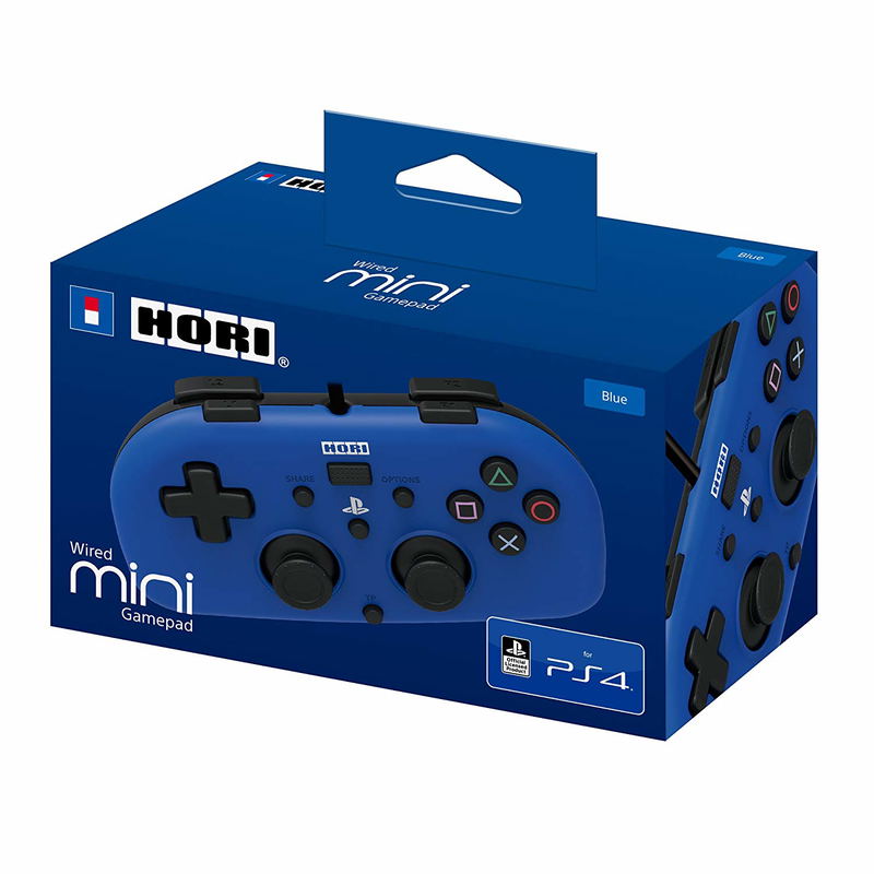 Hori Mini Wired Gamepad for PlayStation (Blue) for PlayStation