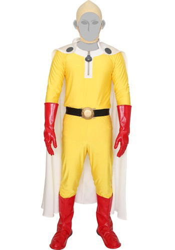 One Punch Man - Saitama Men's Costume Set (Free Size) image 1