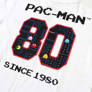 Pac-Man 80 T-shirt White (S Size)_