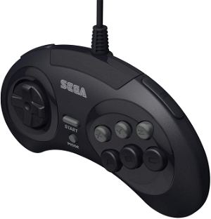 Retro-Bit SEGA Genesis 8-Button Arcade Pad with USB (Black)