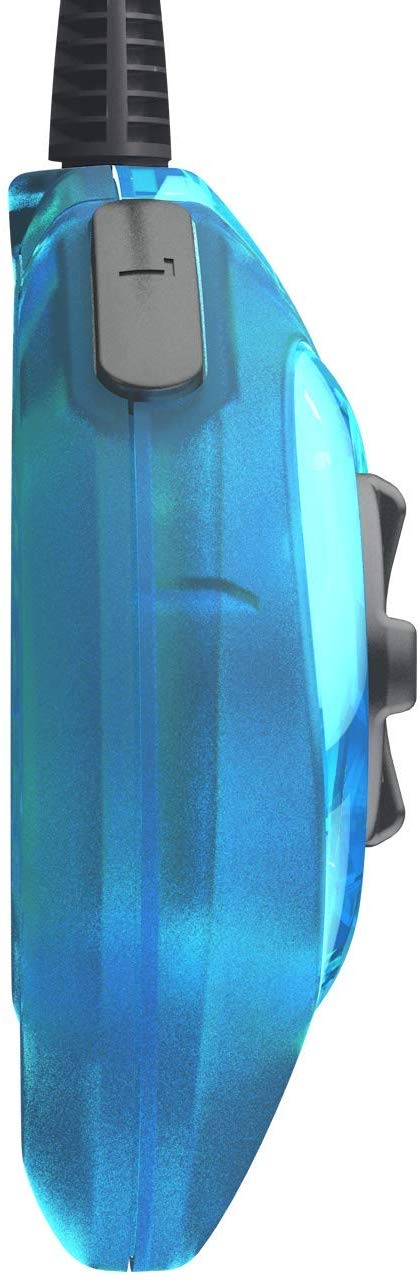 Retro-Bit SEGA Genesis 8-Button Arcade Pad with USB (Clear Blue) image 5