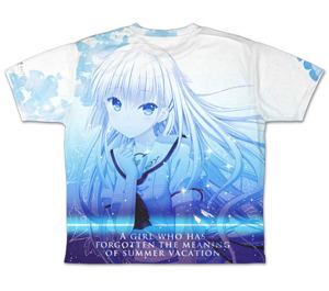 Summer Pockets - Shiroha Naruse Double-sided Full Graphic T-shirt (M Size)_