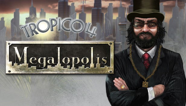 Tropico 4: Megalopolis (DLC) <span class="ext" style="background-color: #B0000F; color: #FFFFFF;">DLC</span> <span class="ext" style="background-color: #2a475e; color: #FFFFFF;">STEAM</span> <span class="ext ext_digital">digital</span> image 1