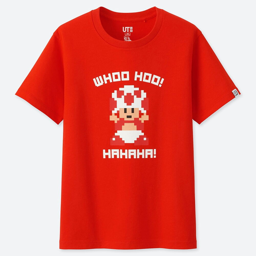 UT Nintendo Super Mario Family Museum - Happy Toad Kids T-shirt Red ...