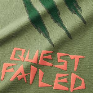 UT Monster Hunter 15th Anniversary - Quest Failed Men's T-shirt Green (L Size)