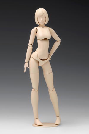 1/12 Scale Plastic Model Kit: Movable Body Female Type (A Ver.)