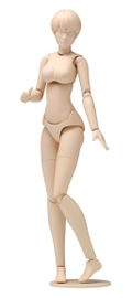 1/12 Scale Plastic Model Kit: Movable Body Female Type (B Ver.) thumbnail 1