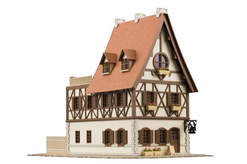 Ani-tecture 01 Is The Order A Rabbit?? 1/150 Paper Kit: Rabbit House image 1