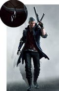 Devil May Cry 5 x haraKIRI Nero Feather Pendant thumbnail 4