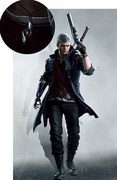 Devil May Cry 5 x haraKIRI Nero Feather Pendant image 4