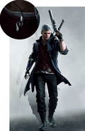 Devil May Cry 5 x haraKIRI Nero Feather Pierced Earrings thumbnail 4