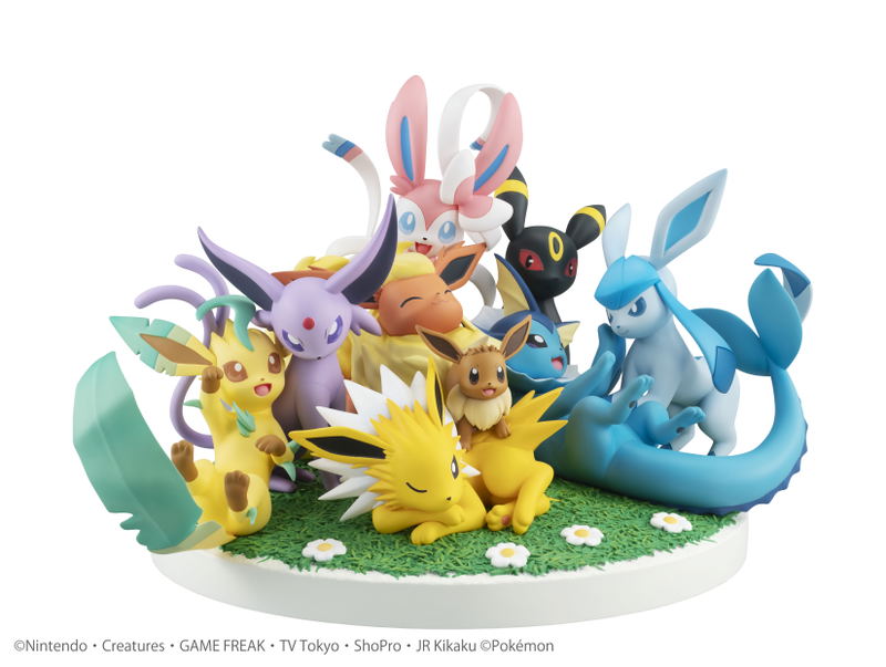 G.E.M. EX Series Pocket Monsters Pre-Painted PVC Figure: Eevee Friends image 3