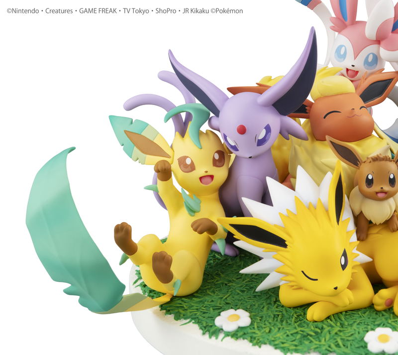 G.E.M. EX Series Pocket Monsters Pre-Painted PVC Figure: Eevee Friends image 4