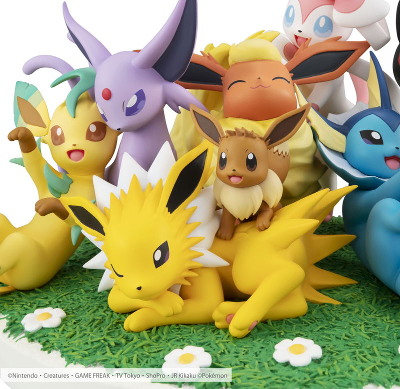 G.E.M. EX Series Pocket Monsters Pre-Painted PVC Figure: Eevee Friends image 5