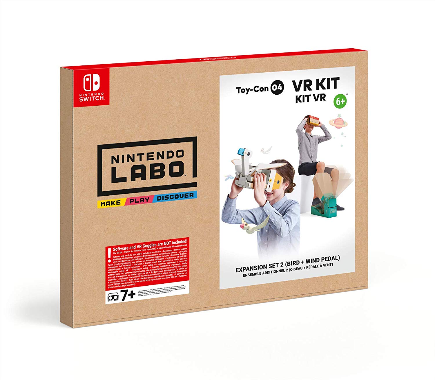 Laboi Bird Nintendo Labo Toy-Con 04 VR Kit (Bird + Wind Pedal) for Nintendo Switch ...