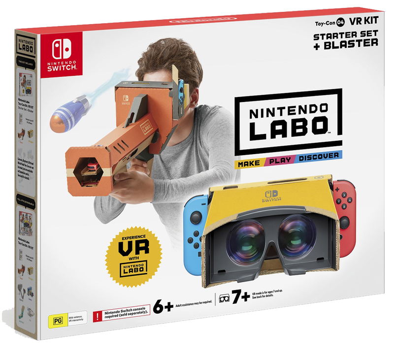 Nintendo Labo Toy-Con 04 VR Kit (Starter Set + Blaster) image 1