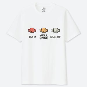 UT Monster Hunter 15th Anniversary - Meat Men's T-shirt White (XL Size)_