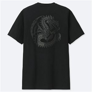 UT Monster Hunter 15th Anniversary Men's T-shirt Black (S Size)