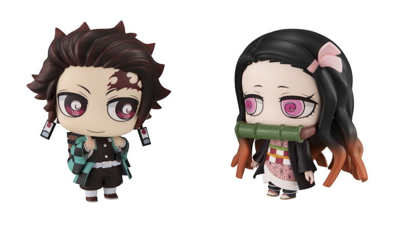 Chimi Mega Buddy Series No. 006 Demon Slayer Kimetsu no Yaiba: Tanjirou Kamado & Nezuko Nakayoshi Kyoudai Set (Re-run) image 2
