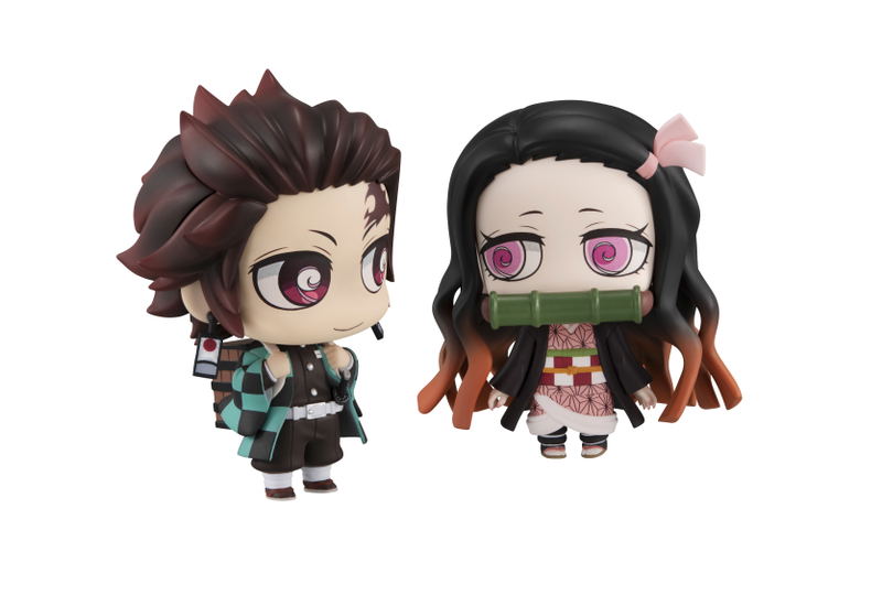 Chimi Mega Buddy Series No. 006 Demon Slayer Kimetsu no Yaiba: Tanjirou Kamado & Nezuko Nakayoshi Kyoudai Set (Re-run) image 3