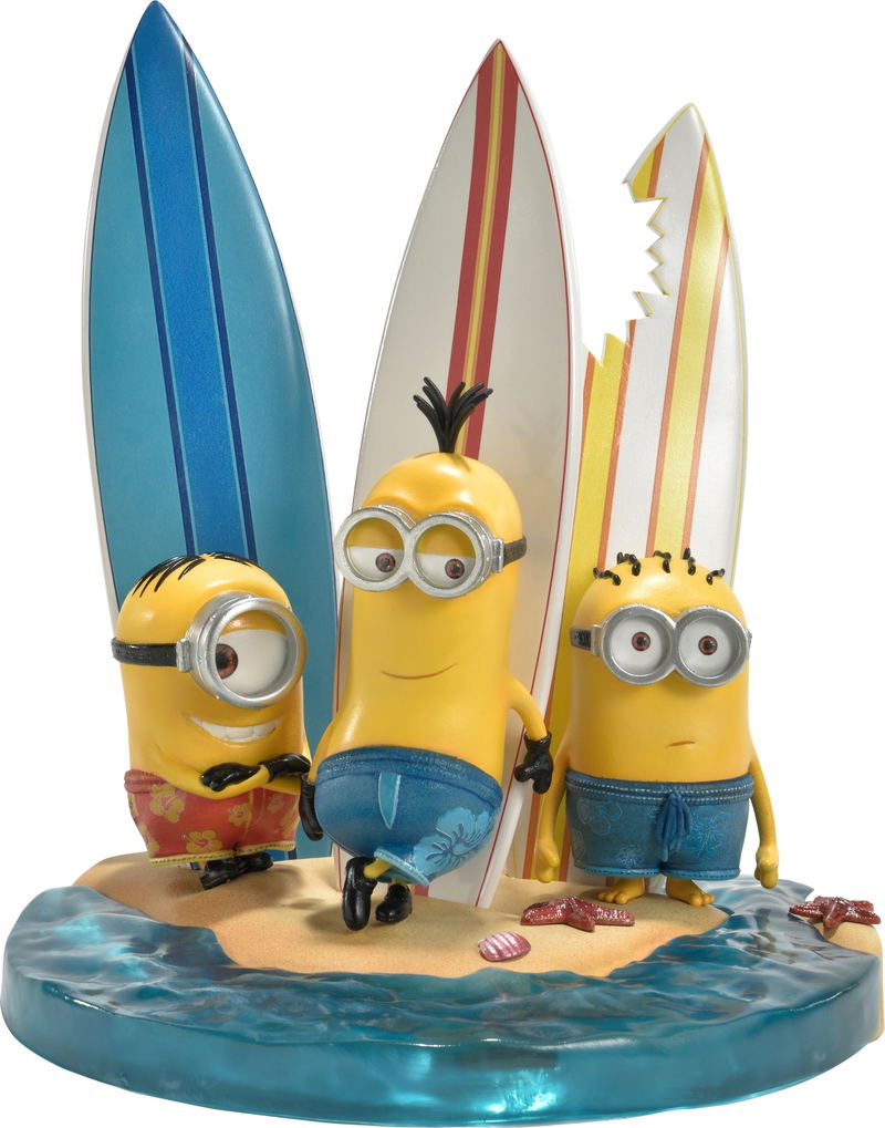 Despicable Me Prime Collectible Figure: Minions on The Beach image 1