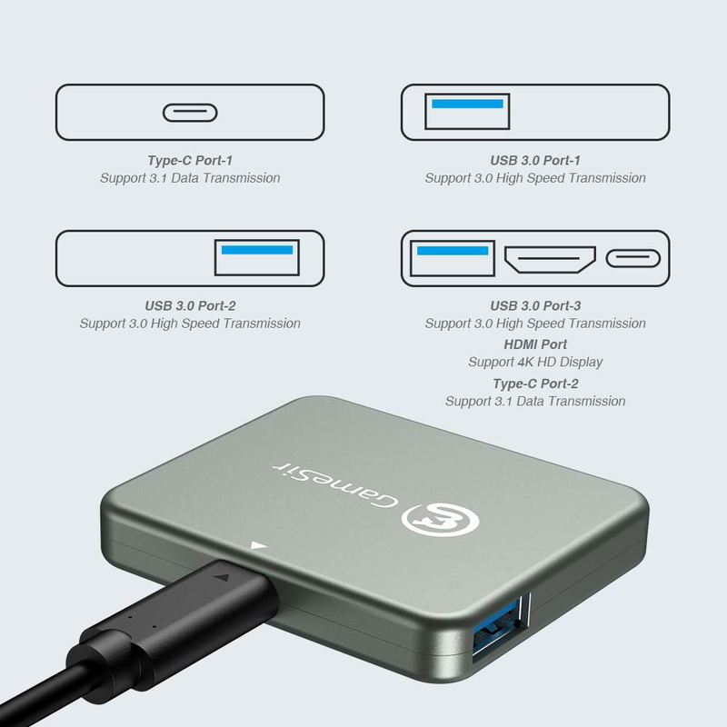 GameSir GTV130 5-Port USB Hub for Nintendo Switch image 3