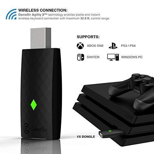GameSir VX AimSwitch for XBox1/PS3/PS4/Switch/Windows para PC, PS3