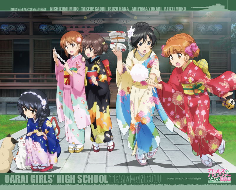 Girls Und Panzer Das Finale Canvas Board: Oarai Girls High School image 1