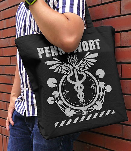 God Eater 3 - Pennywort Emblem Large Tote Bag Black image 2