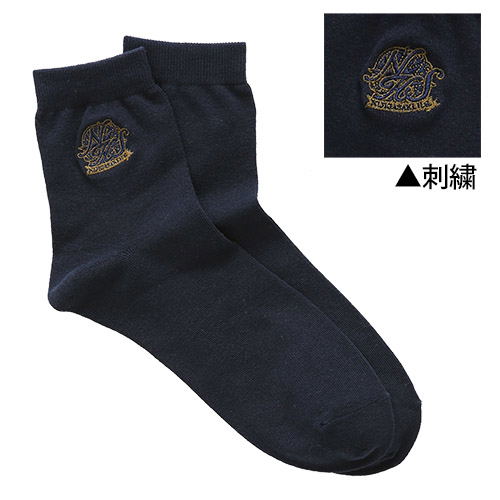 Love Live! Nijigasaki High School Idol Club Socks (Short Ver.) Navy image 1