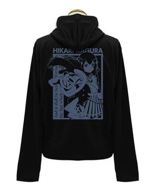 Shoujo Kageki Revue Starlight - Hikari Kagura Thin Dry Hoodie Black (L Size)_