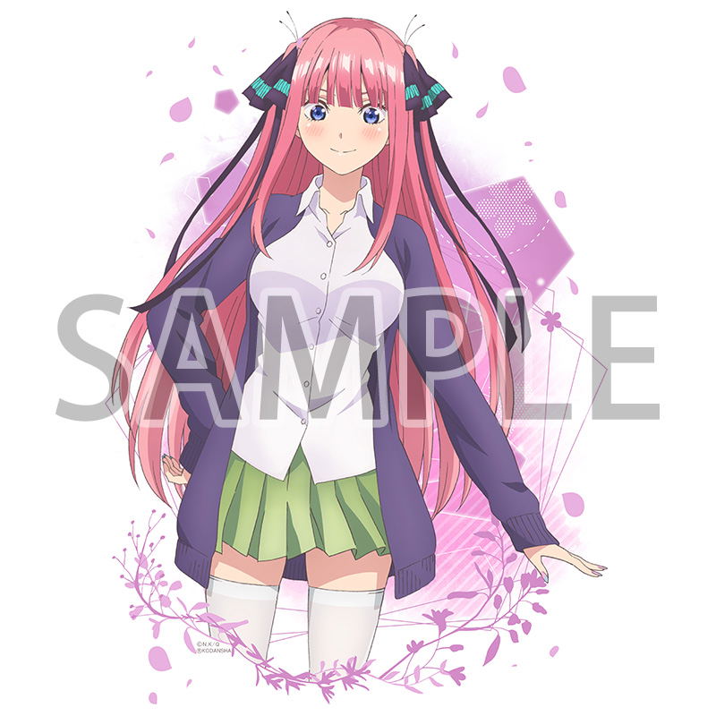 The Quintessential Quintuplets Full Color T-shirt: Nakano Nino (L