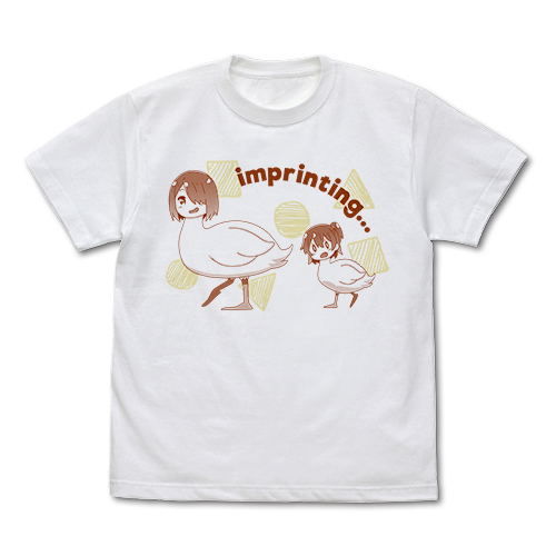 Wataten! An Angel Flew Down to Me - Miyako And Hinata Imprinting T-shirt White (S Size) image 1