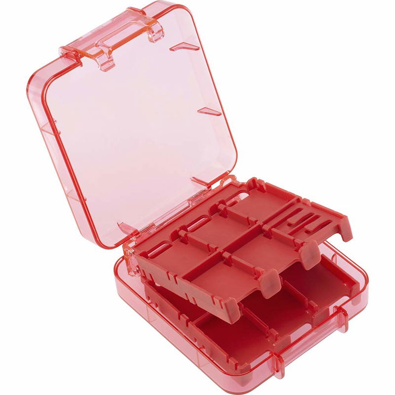 Nintendo Switch Card Case 24 (Clear Red) image 3