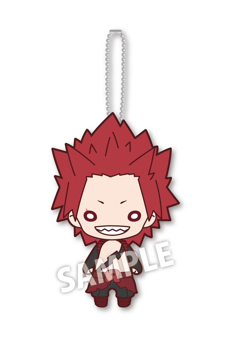 Nitotan My Hero Academia Plush with Ball Chain: Eijirou Kirishima (New Costume) image 1