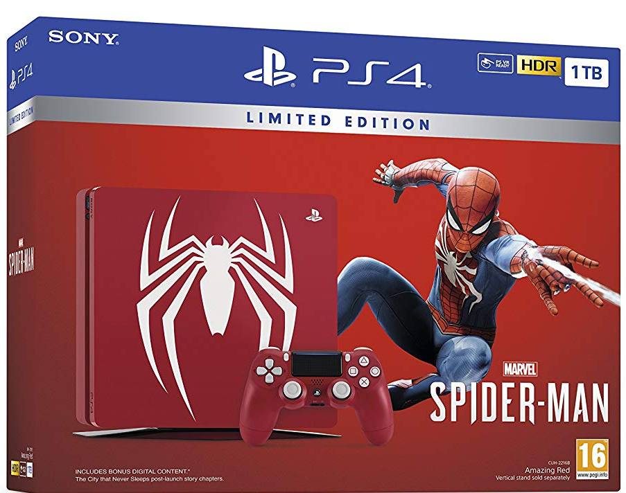 PlayStation 4 Slim Spider-Man Bundle Edition (1TB Console)