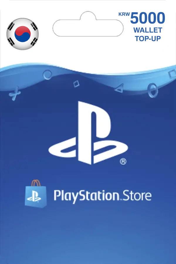 PSN Card 5000 KRW | Playstation Network Korea digital for PS4, PSVR, PS4 Pro, PS5, PS5 Pro, PS5