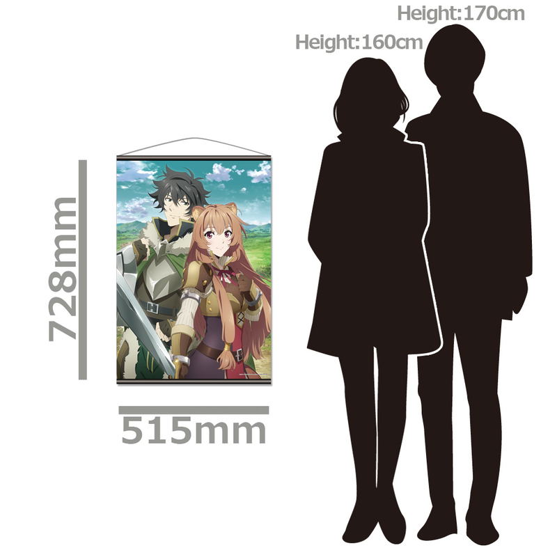 The Rising Of The Shield Hero B2 Tapestry A Naofumi & Raphtalia (Re-run) image 3