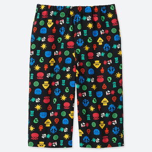 UT Splatoon - Icons Kids Easy Shorts Black (140cm Size)_