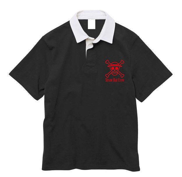 One Piece - Straw Hat Crew Rugger Shirt (L Size) image 1