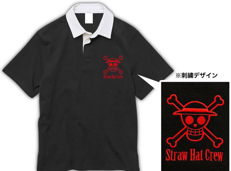 One Piece - Straw Hat Crew Rugger Shirt (L Size) image 2