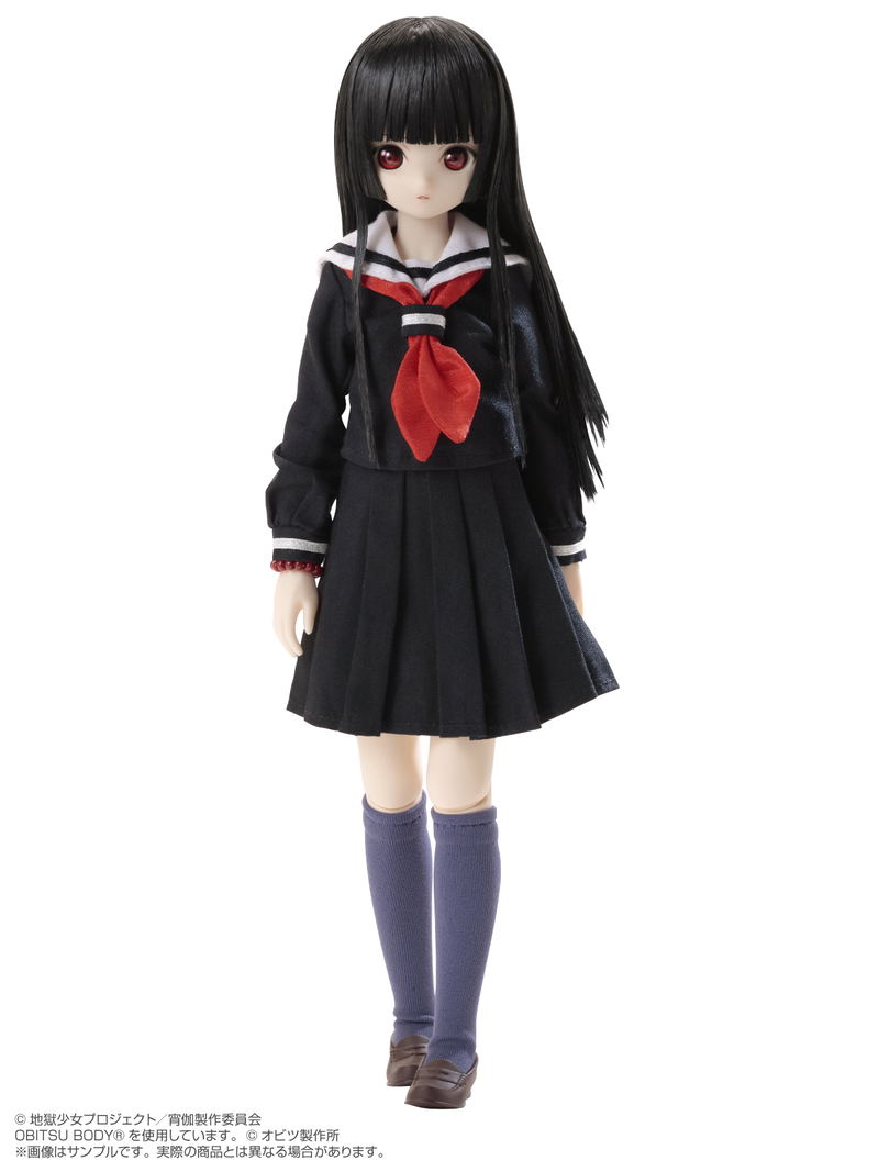 Another Realistic Characters No.011 Hell Girl The Fourth Twilight 1/6 Scale Fashion Doll: Ai Enma Obitsu School Uniform Project Collaboration Model image 2
