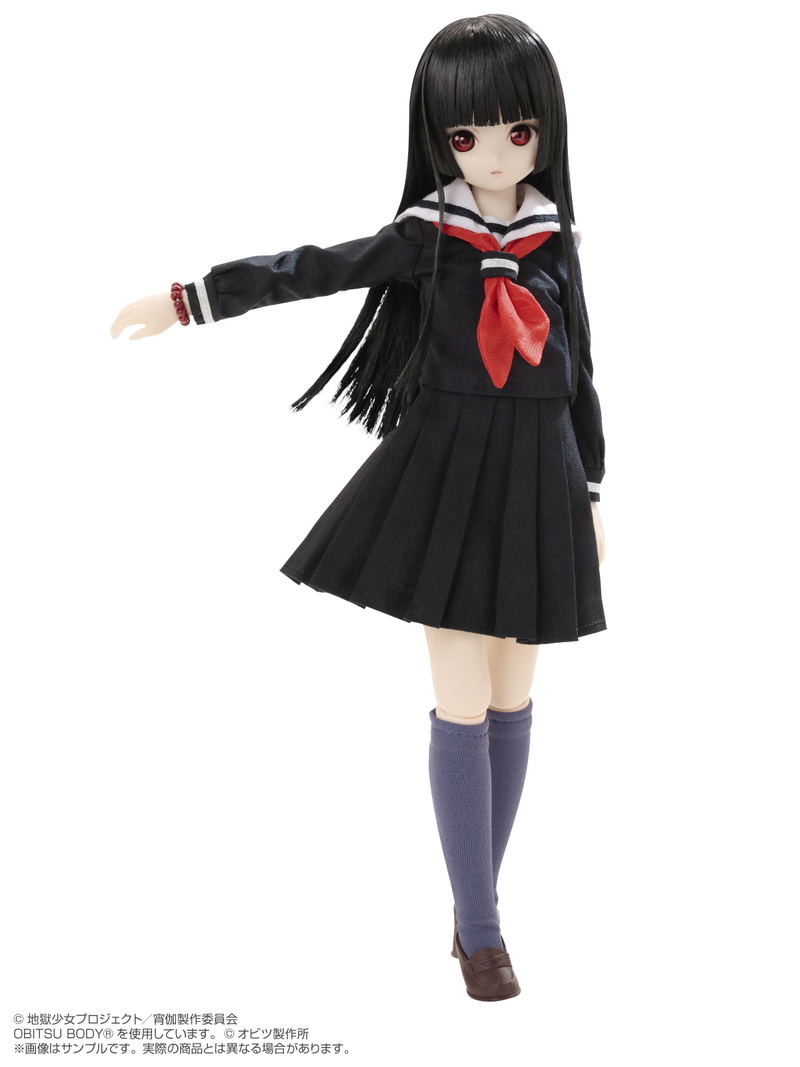 Another Realistic Characters No.011 Hell Girl The Fourth Twilight 1/6 Scale Fashion Doll: Ai Enma Obitsu School Uniform Project Collaboration Model image 4