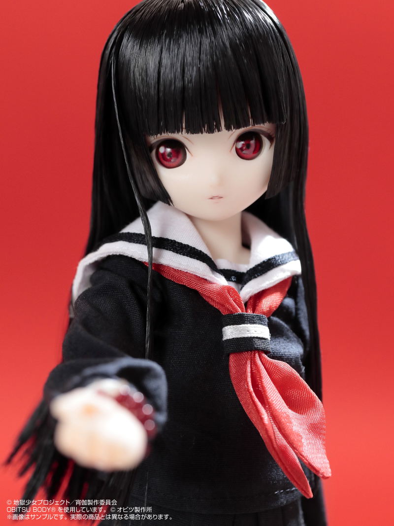 Another Realistic Characters No.011 Hell Girl The Fourth Twilight 1/6 Scale Fashion Doll: Ai Enma Obitsu School Uniform Project Collaboration Model image 8