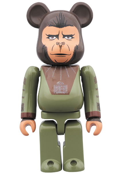 Be@rbrick Planet of the Apes: Cornelius & Zira 2 Pack - Bitcoin