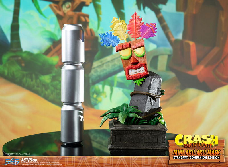 Crash Bandicoot Statue: Mini Aku Aku Mask Standard Companion Edition image 13
