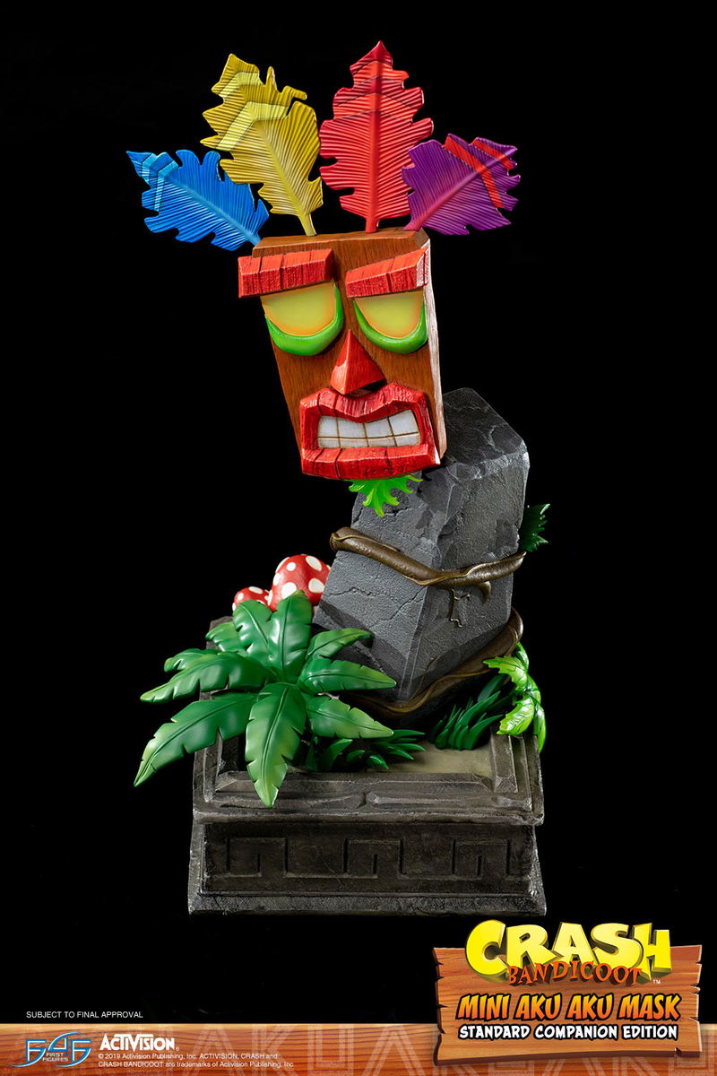 Crash Bandicoot Statue: Mini Aku Aku Mask Standard Companion Edition image 14