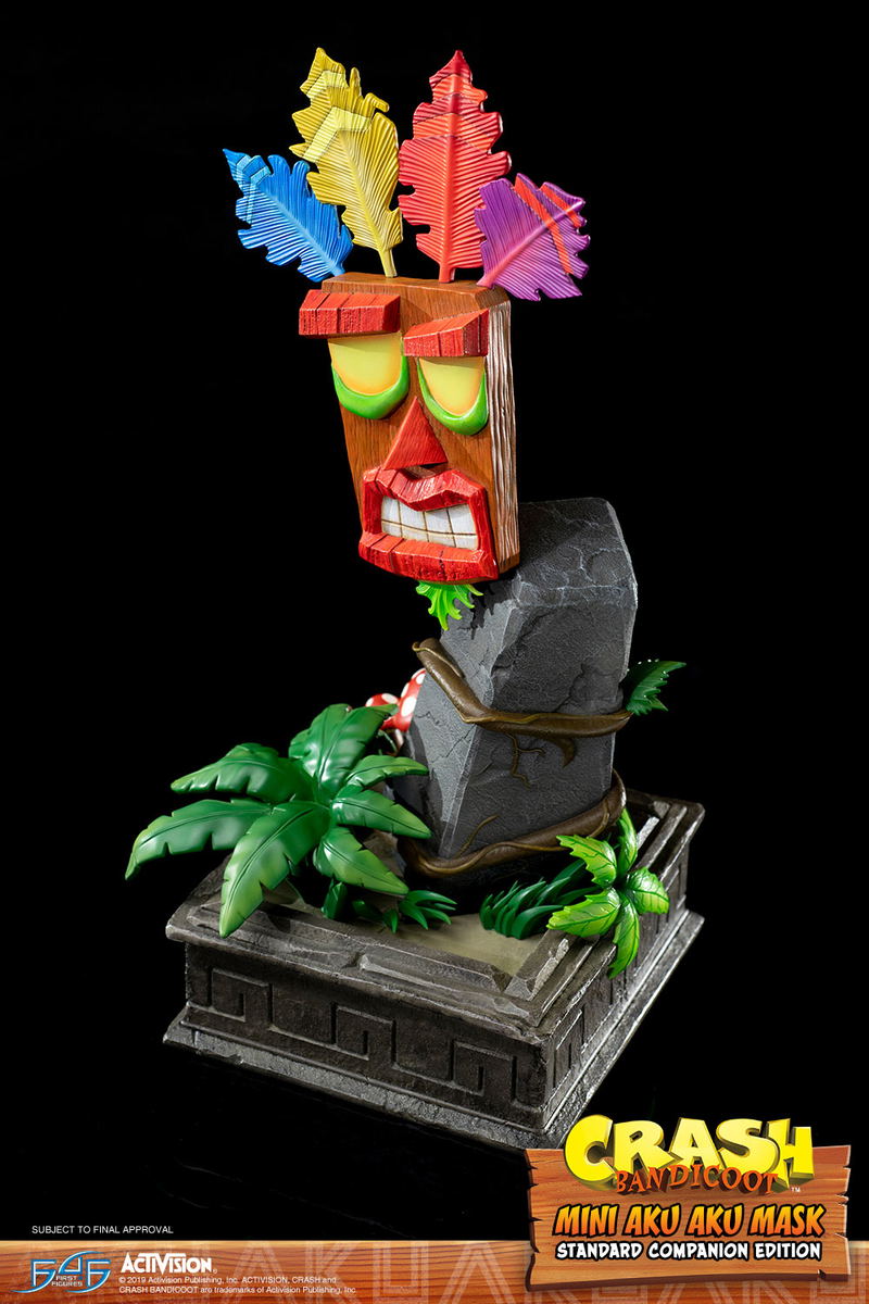 Crash Bandicoot Statue: Mini Aku Aku Mask Standard Companion Edition image 15