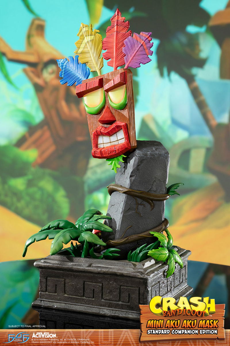 Crash Bandicoot Statue: Mini Aku Aku Mask Standard Companion Edition image 20